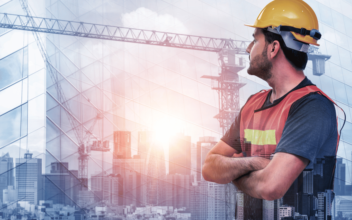 Proceso de construcción de naves industriales con estructura metálica en obra